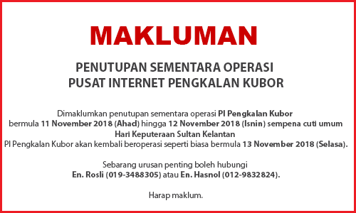 NOTIS PENUTUPAN PI