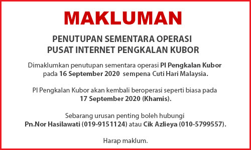 NOTIS PENUTUPAN PI HARI MALAYSIA