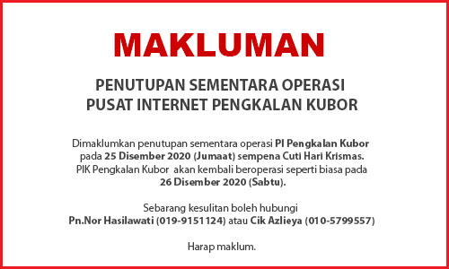 NOTIS PENUTUPAN KRISMAS 2020 1