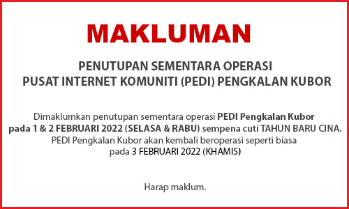 NOTIS PENUTUPAN CUTI RAYA CINA 2022