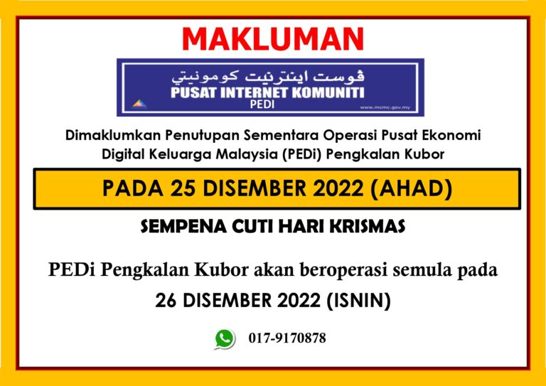 NOTIS CUTI KRISMAS page 0001