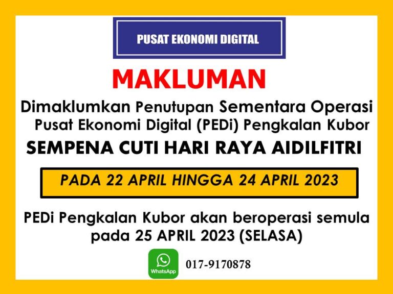 notis penutupan hari raya 2023