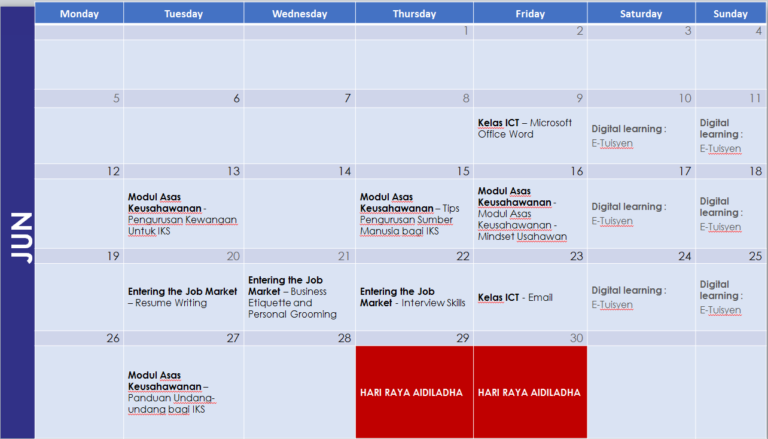 JADUAL JUN