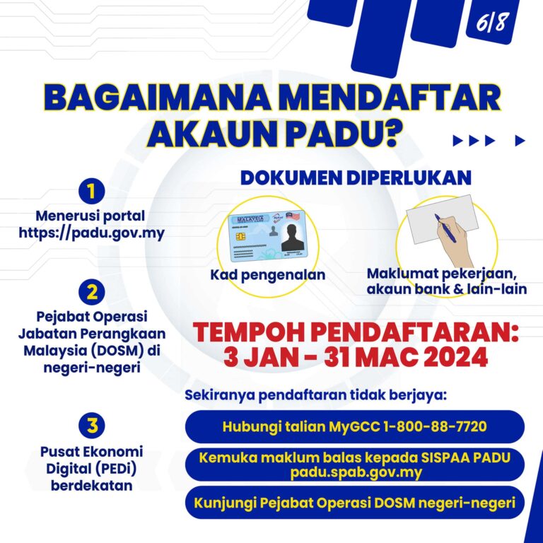 daftar akaun padu
