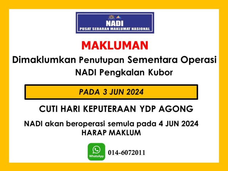 NOTIS PENUTUPAN NADI